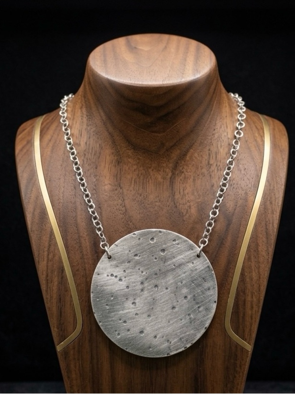 Sterling Silver FULL MOON Necklace ✨🌕✨